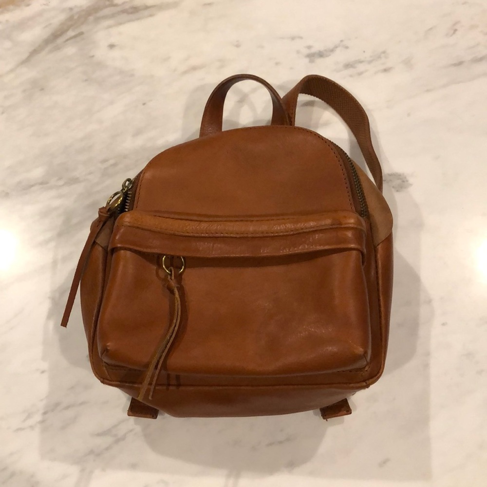 Madewell Leather Mini Backpack
